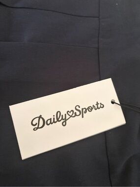 Daily Sports Navy Skort with Zip Pocket